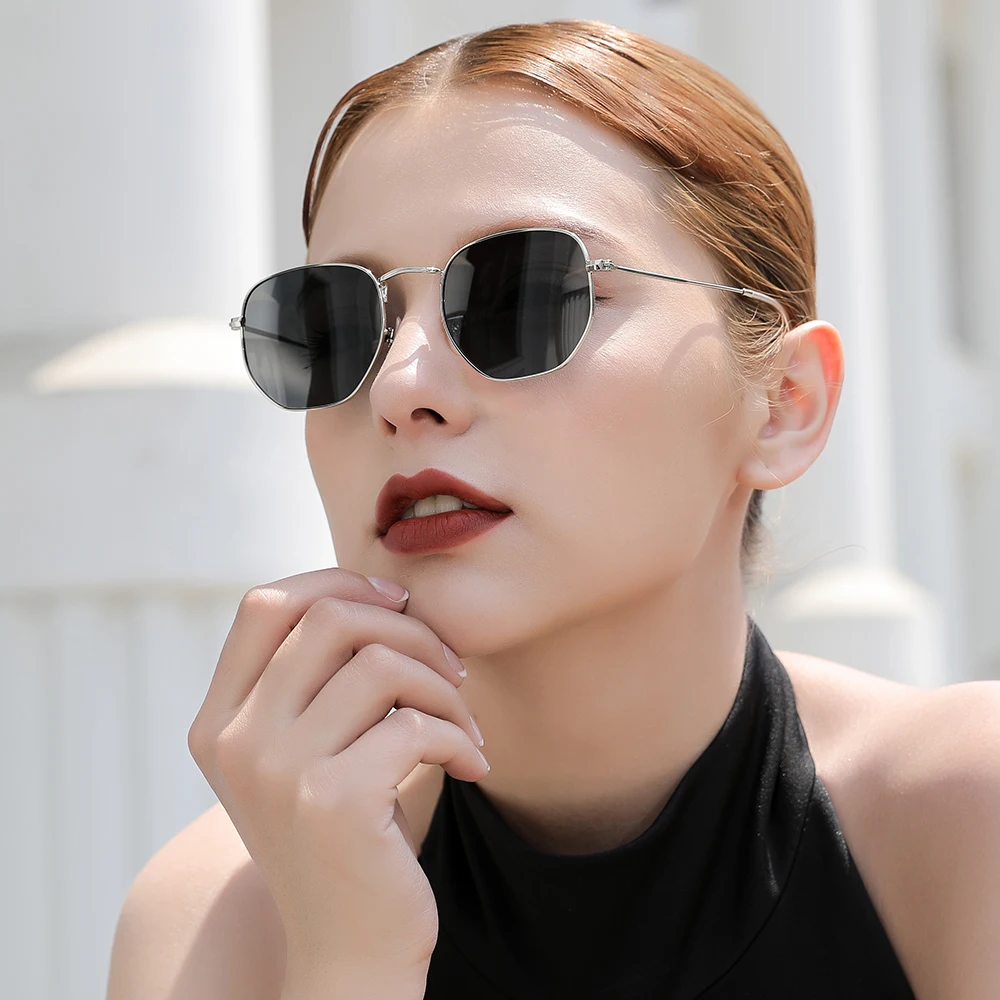 Sunglasses Men Women Retro Fashion Round Unisex Outdoor Vintage Sun Glasses Polarized Coating UV400 Female Eyewear For Male 3447