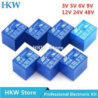 10pcs Relay SRD-03VDC-SL-C SRD-05VDC-SL-C SRD-24VDC-SL-C SRD-12VDC-SL-C 3V 5V 6V 9V 12V 24V 48V 10A 250VAC 5PIN Relays Relais