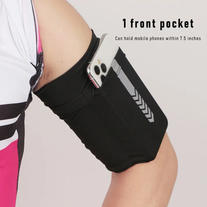 Wrist Arm Run Exercise Bag Elastic Mobile Phone Armband Sports Pouch Phone Holder Running Sport Bag  Fitness Gym Bags Women Men