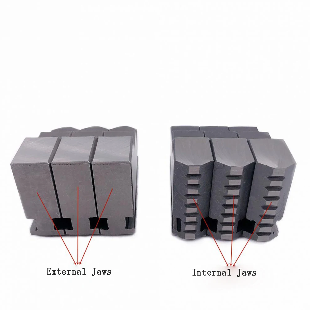 K11 series 3 jaws chuck accessories external jaws/internal jaw lathe chucks machine tools for K11-125 K11-130 125mm 130mm chuck
