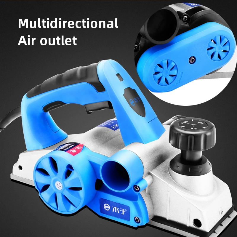 220V 850W-1280W Electric Planer Plane Wood Cutting Hand Held Power Tool Carpenter Woodworking File Tool With Accessories