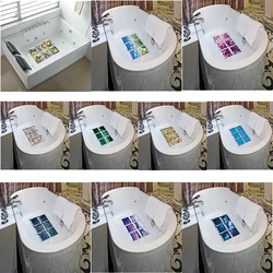 3D Effect  Waterproof Bathtub Stickers shower bathtub decals Appliques preventing slipping for home hotel bathroom use