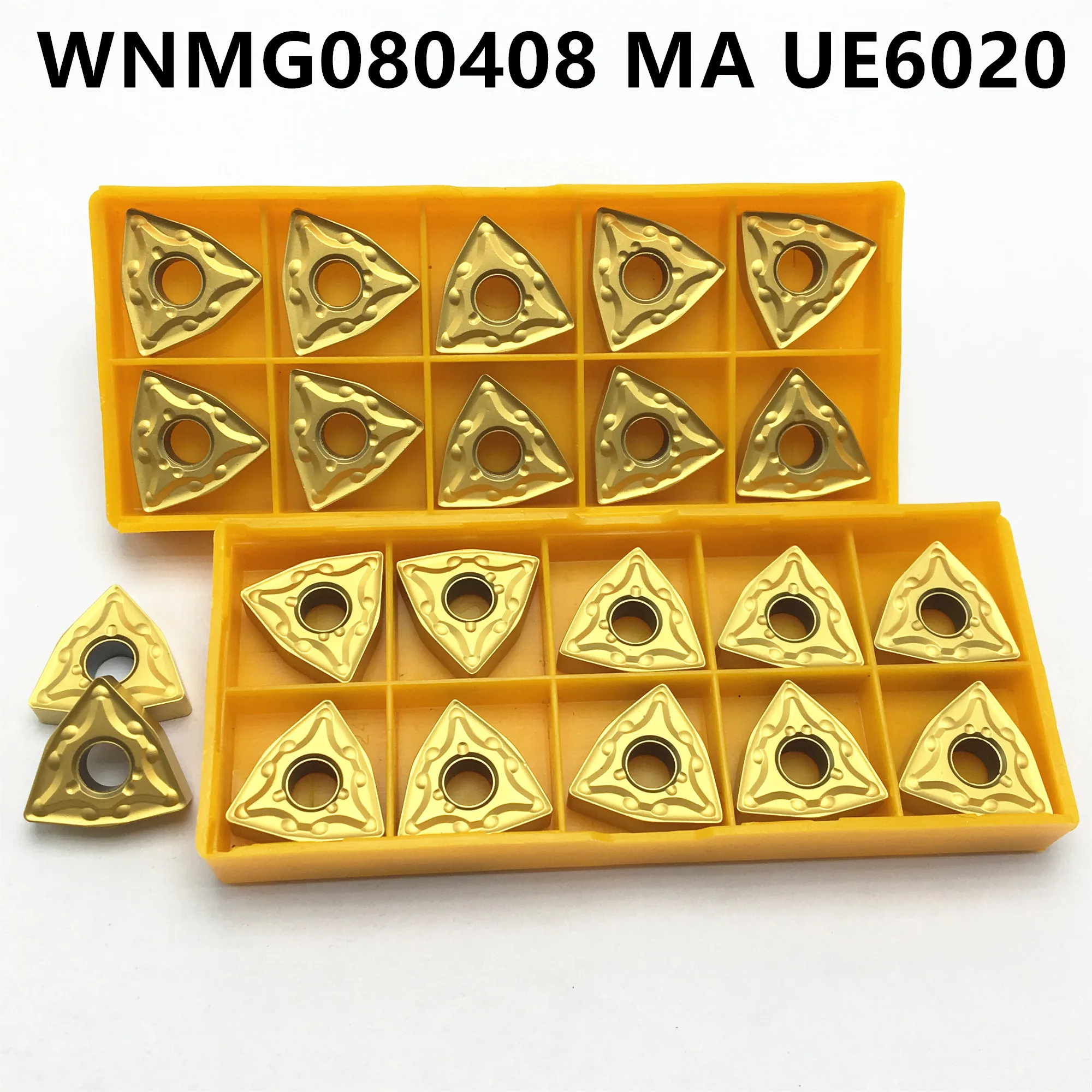 

WNMG080408 MA UE6020 10 шт. карбидные вставки внешний токарный инструмент WNMG 080408 токарный инструмент фреза инструмент с ЧПУ