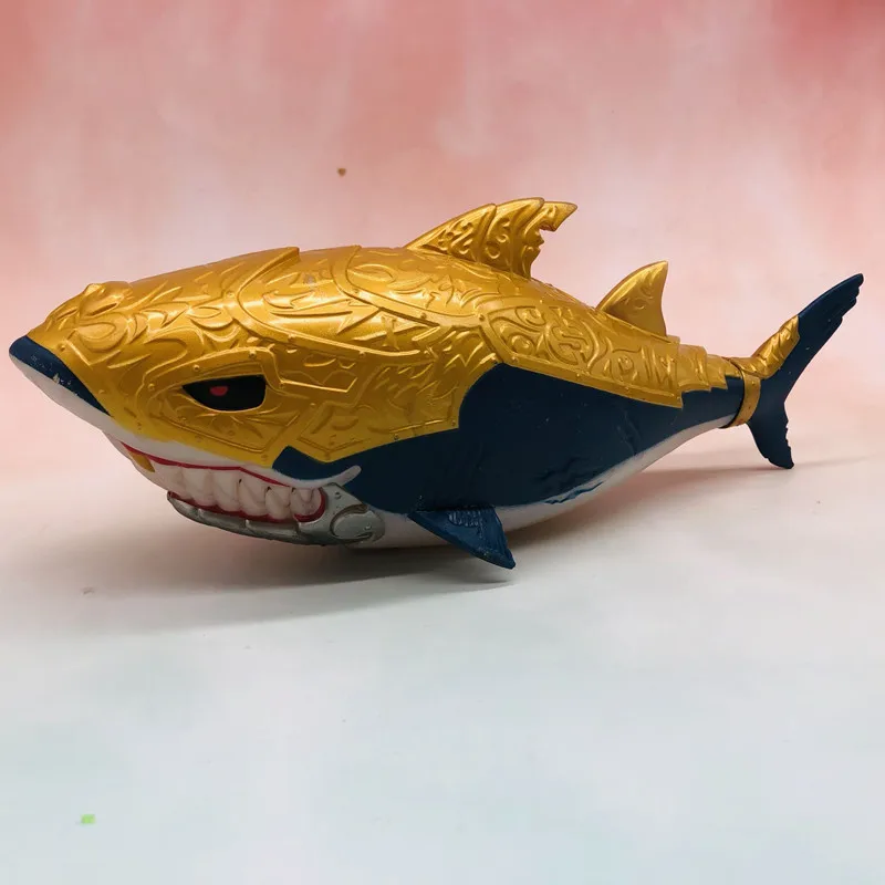 

7.5inch 25cm Treasure Sunken Golden Shark Action figure Dolls kids collection toy