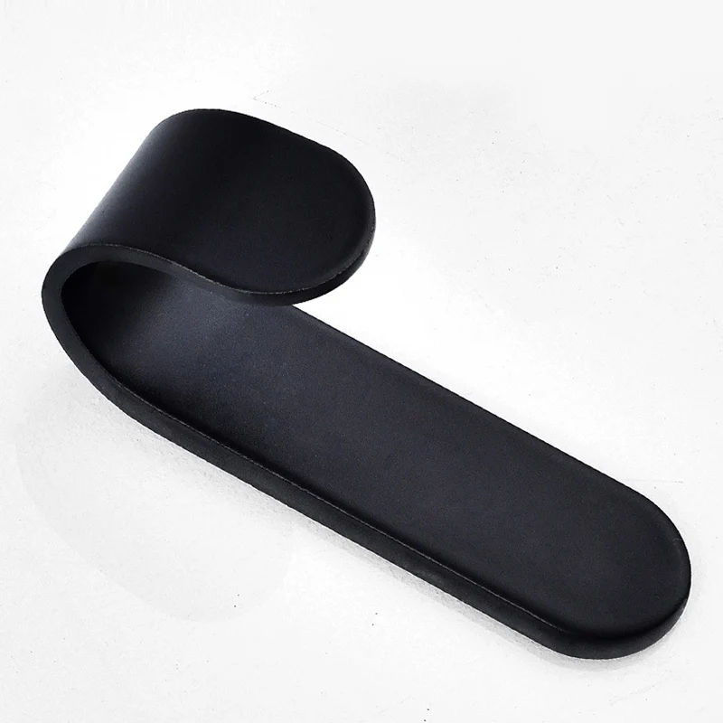3-20 pcs Stainless Steel Bathroom Towel Robe Hook Self Adhesive Kitchen Door Wall Coat Clothes Gadget Hanger Hooks Black White