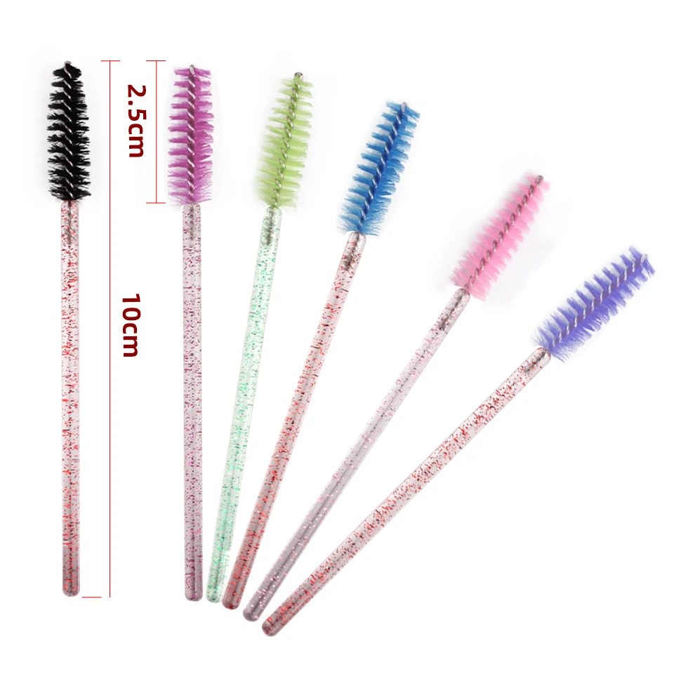 50PCS Eyelash Brush Disposable Eyelash Extension Brushes for Eye Lash Cleaning Mascara Wands Applicator Lip Brush Makeup Tool