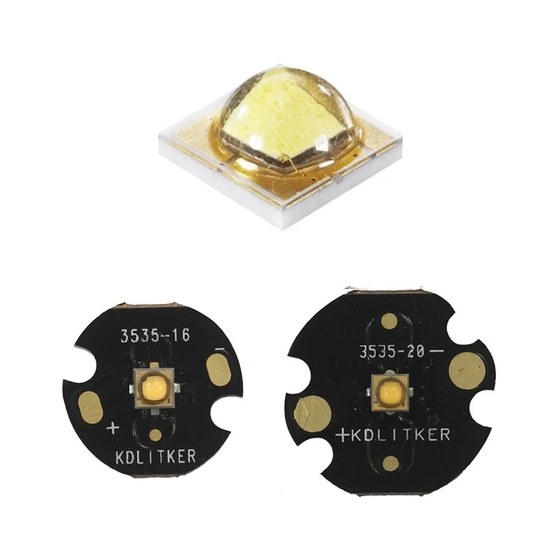 Samsung LH351A Warm White 2700K High CRI90 3535 LED Emitter with KDLITKER DTP Copper MCPCB Flashlight DIY