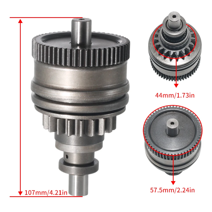 Starter Drive Bendix for Polaris Sportsman600 ATV Twin EFI 4x4 Mossy Oak 4060119 4012614 3240120 3240122 4010418 Accessories