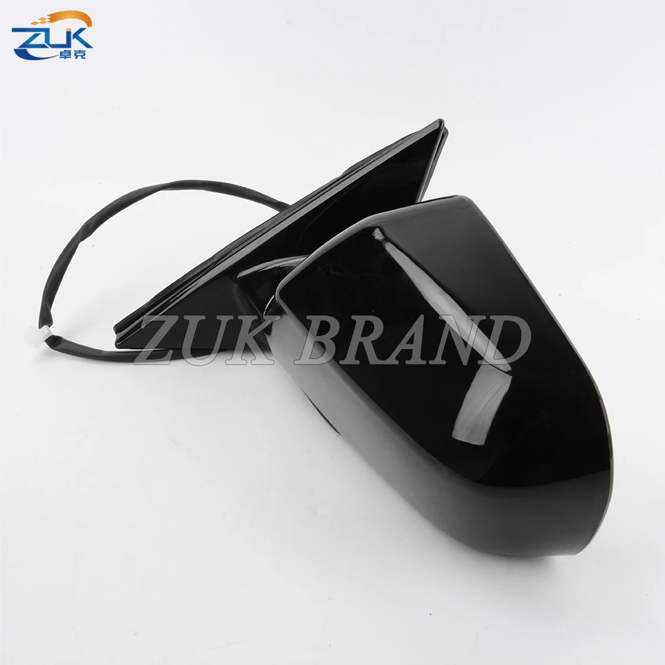 ZUK Car Exterior Rearview Door Mirror Assy For HONDA ACCORD 1998 1999 2000 2001 2002 CF9 CG1 CG5 Black Color 3-PINS 3-WIRES