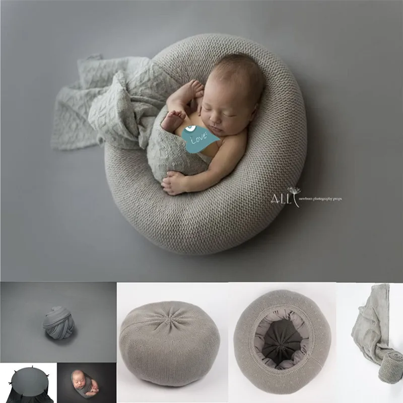 Newborn Photography Props Blanket Mat Cushion Baby Photography Backdrop Accessories  Infant Baby Photo Shooting Studio Props