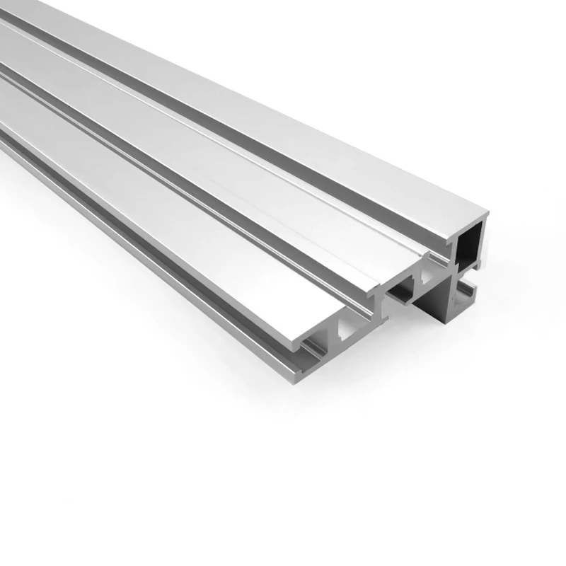 Profil Aluminium Pagar 75Mm Tinggi Saluran T-trek Kurung Geser Miter Gauge Pendukung Alat Pertukangan