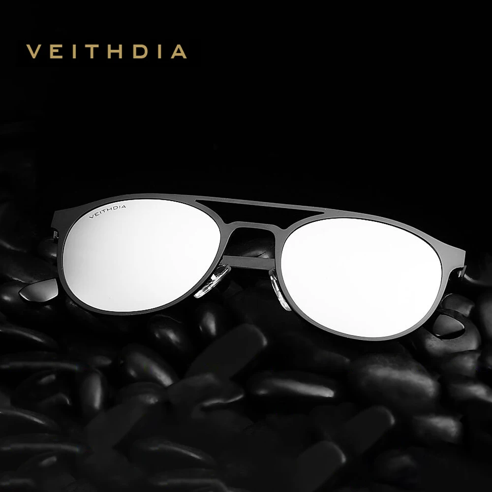 VEITHDIA Sunglasses Women Brand Classic Fashion Men's Polarized Glasses Mirror UV400 Lens Eyewear Accessories For Male V3900