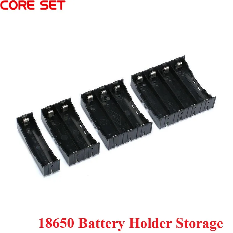 18650 Battery Holder Storage Box 18650 Power Bank Case 1X 2X 3X 4X Case holder 1 2 3 4  Slot Battery Container With Hard Pin DIY