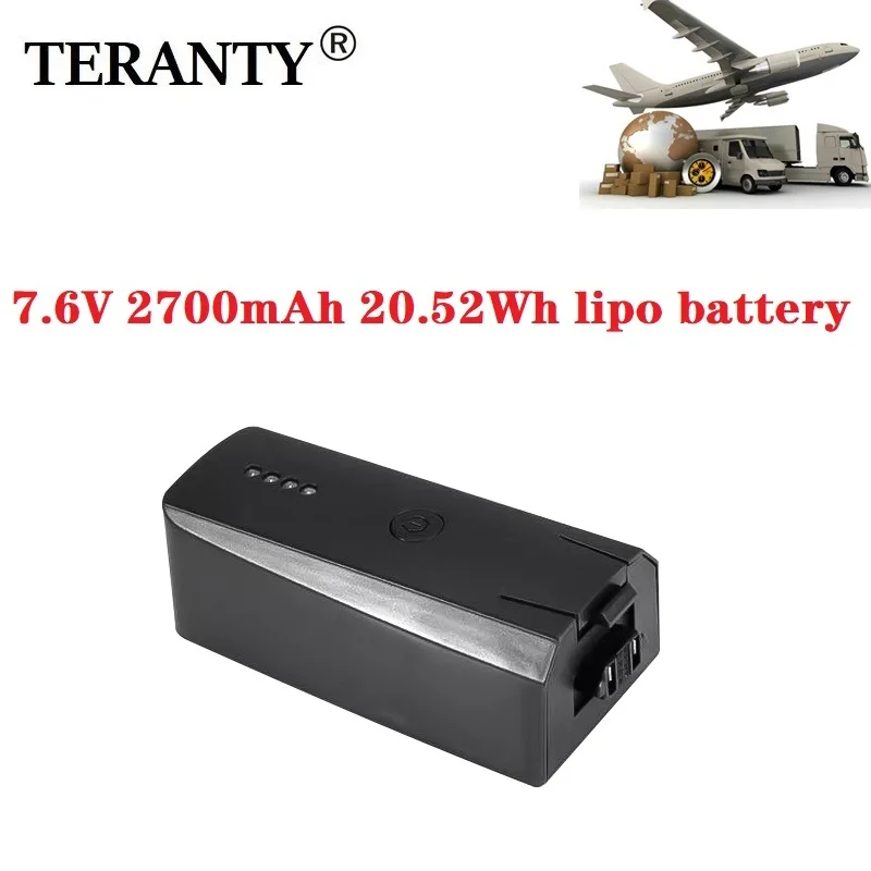 1-2PCS Replacement Spare Battery for Parrot Anafi Drone 7.6V 2700mAh 20.52Wh Upgrade Battery