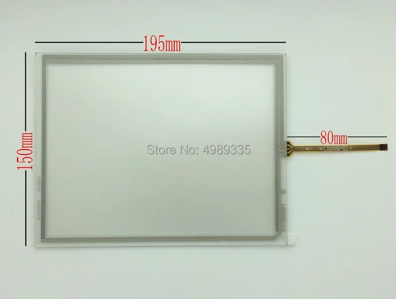 Tela de toque resistiva de 8.4 polegadas, vidro resistente com 4 fios, display sensível ao toque