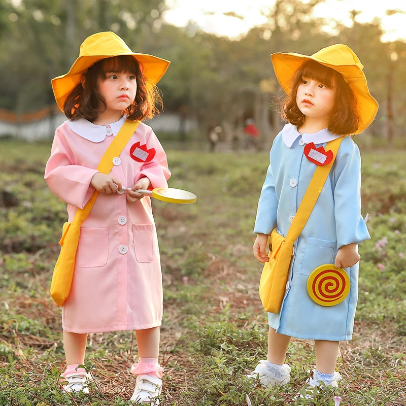 Halloween Costumes For Women Kindergarten JK Mother Daughter Matching Cloth Cute Pink Baby Blue Dress Anime Cosplay Family Party