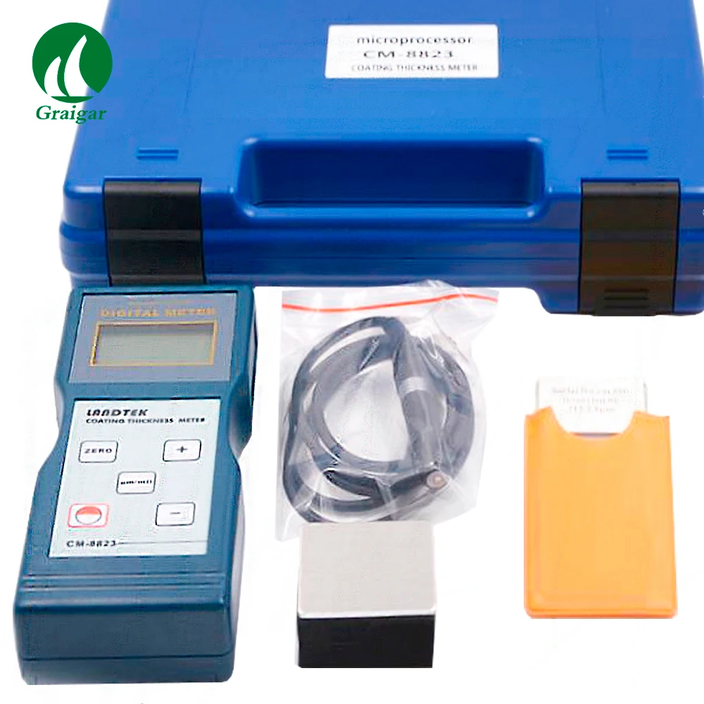 CM-8823 Microprocessor Non-Ferrous Type Separate Probe Coating Thickness Meter CM8823