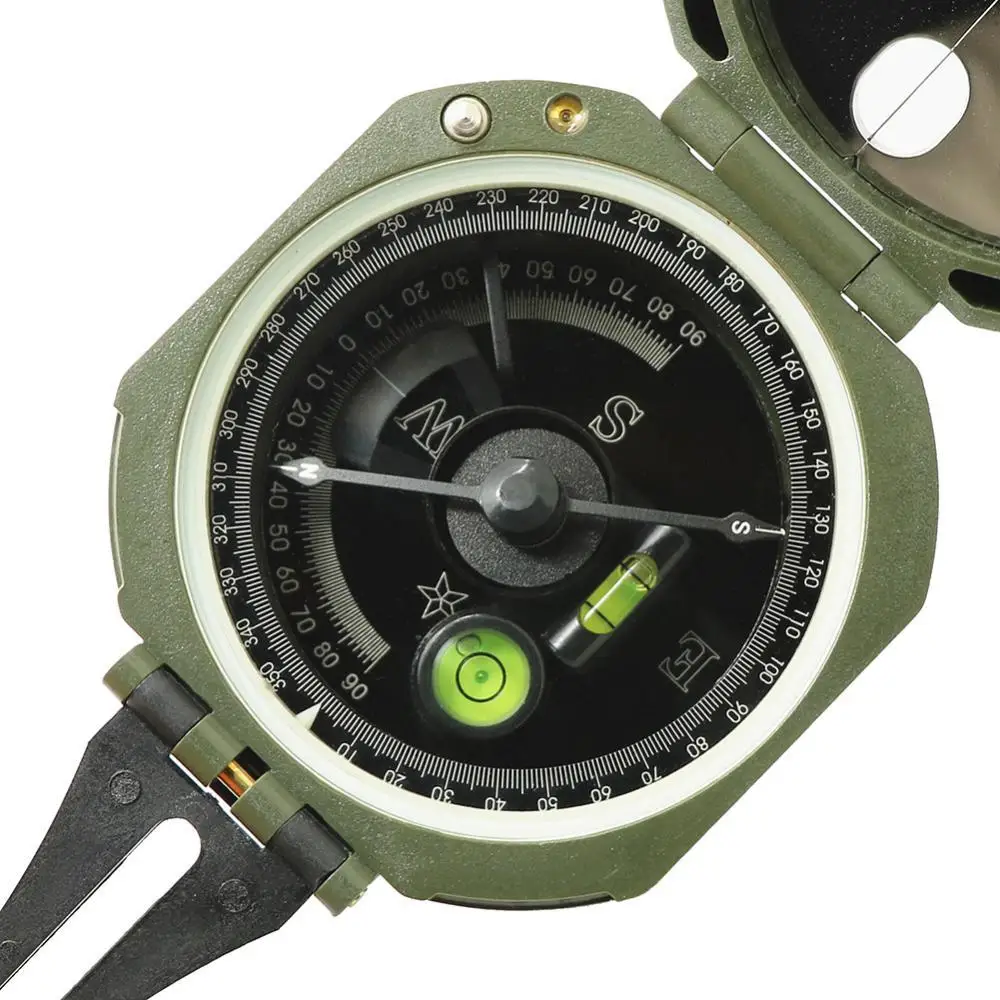 Outdoor Professional Survival Geological Transit Compass Measuring Slope Scale