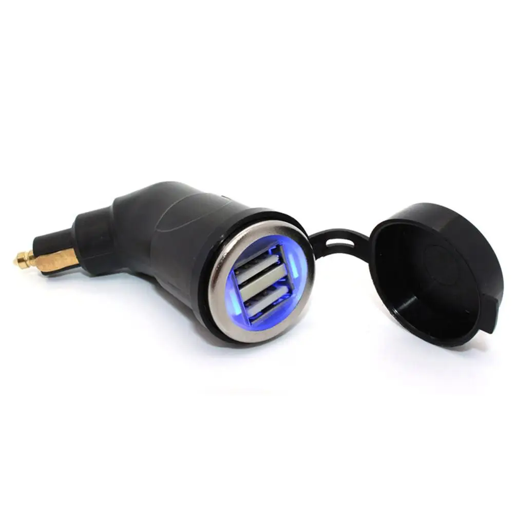 Motorcycle Quick Charge 3.3A Dual USB Charger Plug Socket Cigarettes Lighter Adapter For BMWs R1250GS R1200GS ADV F850GS F700GS