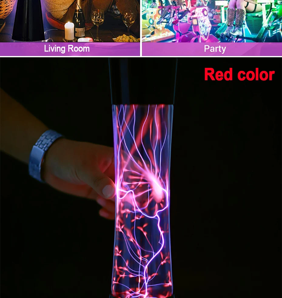 Novelty Light Magic Plasma Lamp Touch Control Children Night Light Bedroom Decoration Plasma Ball Lamp Birthday Holiday Gift