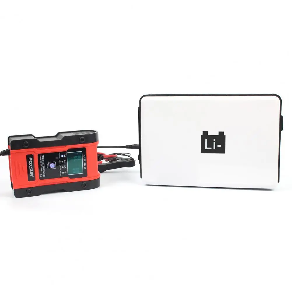 Multi-level Safety Protection EU/US/UK Plug Practical Automatic Battery Charger for Vehicle