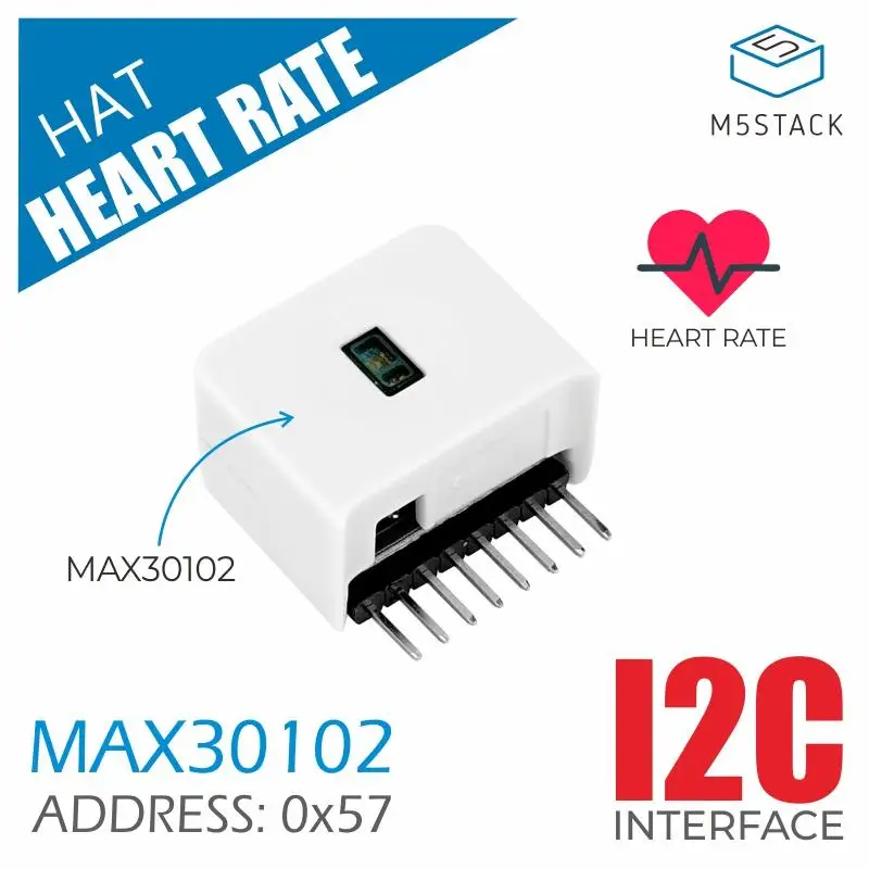 M5Stack Official M5StickC Heart Rate Hat (MAX30102)