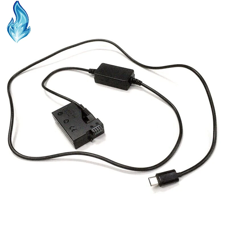 Type-C to DC 3.0*1.1mm Cable + LP-E8 Dummy Battery DR-E8 DC Coupler ACK-E8 for Canon 550D 600D 650D 700D T2i T3i T4i X4 X5 X6i