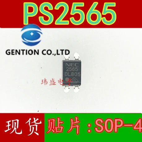 Separador de SOP-4-1-A PS2565L SMD4, acoplamiento de luz, 100%, nuevo y original, 10 Uds.