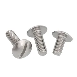 1/5pcs M2 M2.5 M3 M4 M5 M6 GB947 304 A2 Stainless Steel Large Extra Size Oversize Super Big Slotted Truss Round Head Bolt Screw