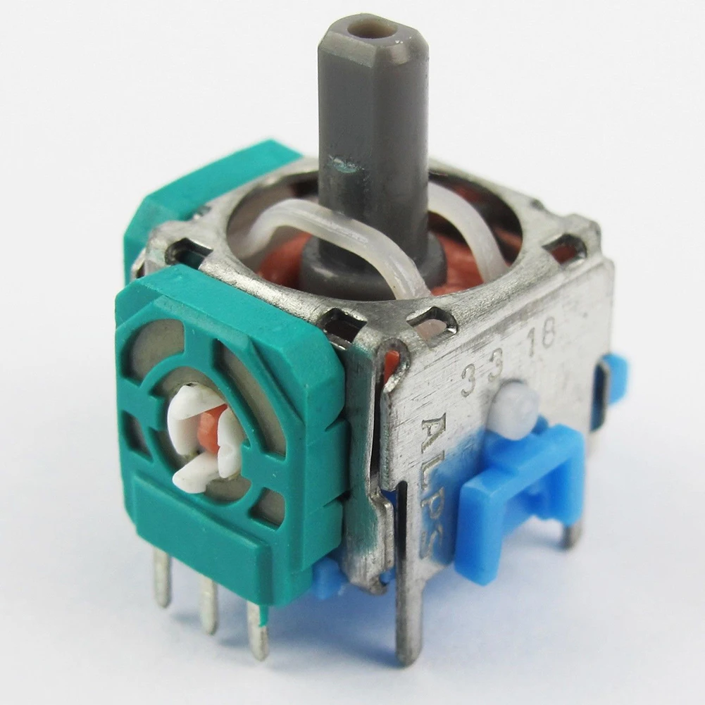 استبدال عصا التحكم التناظري ثلاثي الأبعاد ، وحدة الاستشعار ، مقياس الجهد للتحكم ، لوحة الألعاب ، أجزاء إصلاح عصا الإبهام ، 2: