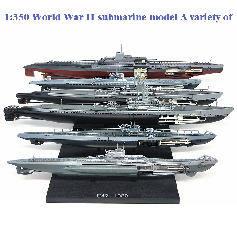 

Super value 1:350 World War II submarine model A variety of Atlantic U-boats Alloy warship model