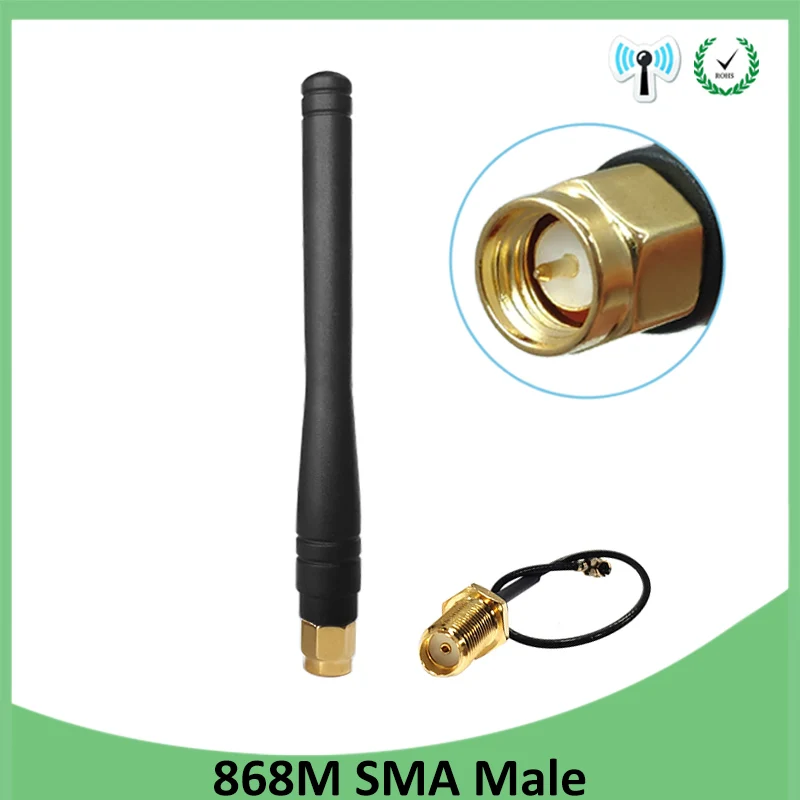 

GRANDWISDOM 868 МГц антенна 3dbi sma штекер 915 МГц lora антенный модуль lorawan ipex 1 SMA разъем Удлинительный кабель
