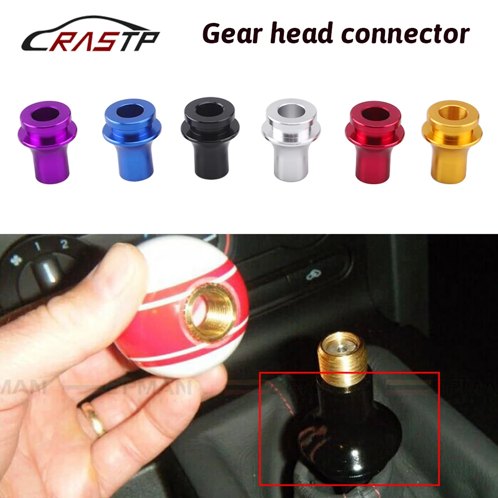 

RASTP-Universal M10X1.5 Thread Shift Knob Boot Retainer Adapter Manual Gear Shifter For Honda Acura RS-SFN015