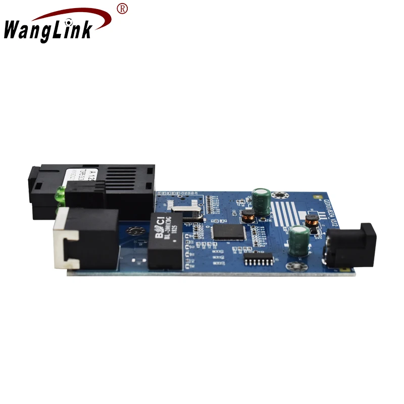 Wanglink PCBA Ethernet Optical Fiber Media Converter Fiber Transceiver 1000M Full PCBA mit Fiber-Modul
