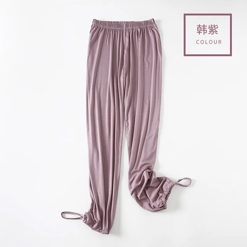 Pantalones de estar por casa para mujer, ropa de dormir holgada, cómoda, Modal, primavera y otoño