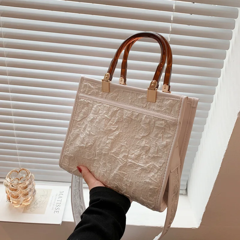 2021 borsa da donna di lusso in pelle Pu moda pizzo borsa di grande capacità designer borsa a tracolla monospalla con manico chic