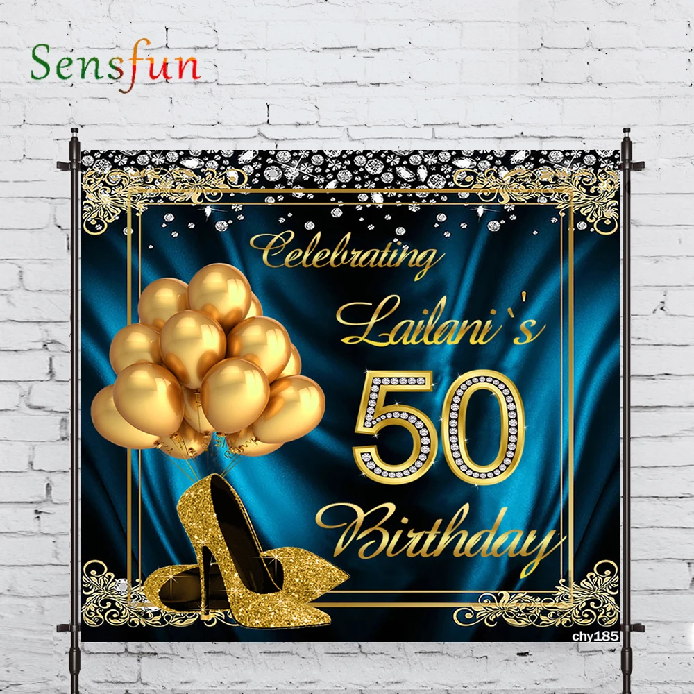 LEVOO Photography Backdrop Balloon Lace Diamond High Heels Birthday Prop Fabric Photography Backdrop Photocall Photobooth