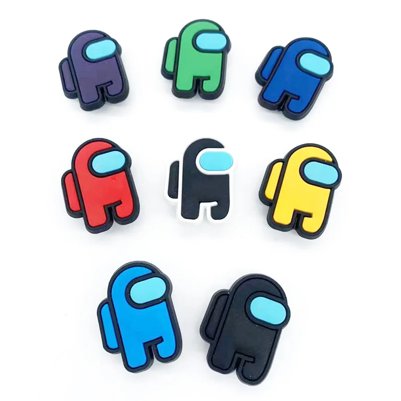 Sale Of A Complete Set Of Cute Cartoon Game Robot Charm Shoe Buckle Shoes Accessories PVC Accessories