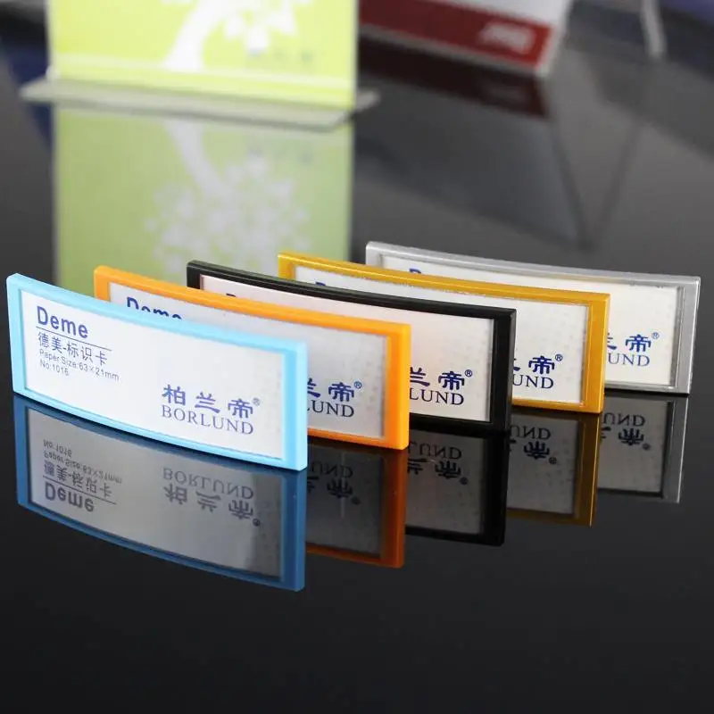 Pin type can the name of the work card Board Clapids Clan  Famous Brand Card Paper Dimensions: 63 X 21mm