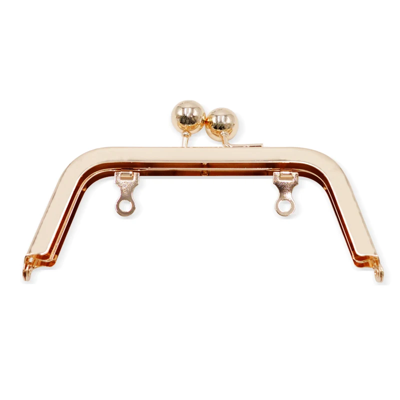 14Cm Bag Accessories Screw Purse Frame for Women Handle Clutch DIY Metal Kiss Clasp Lock Hardware