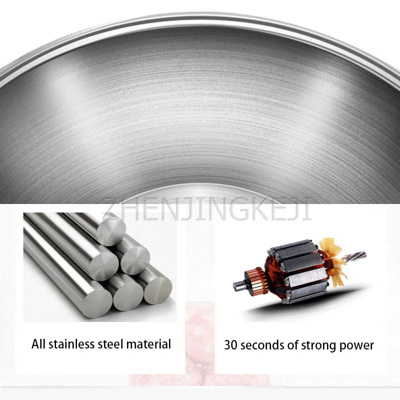 220V Commercial Meatball Beating Machine Hotel Use Fully Automatic Fast Beating Meat Economic Miniature Small Processing Device