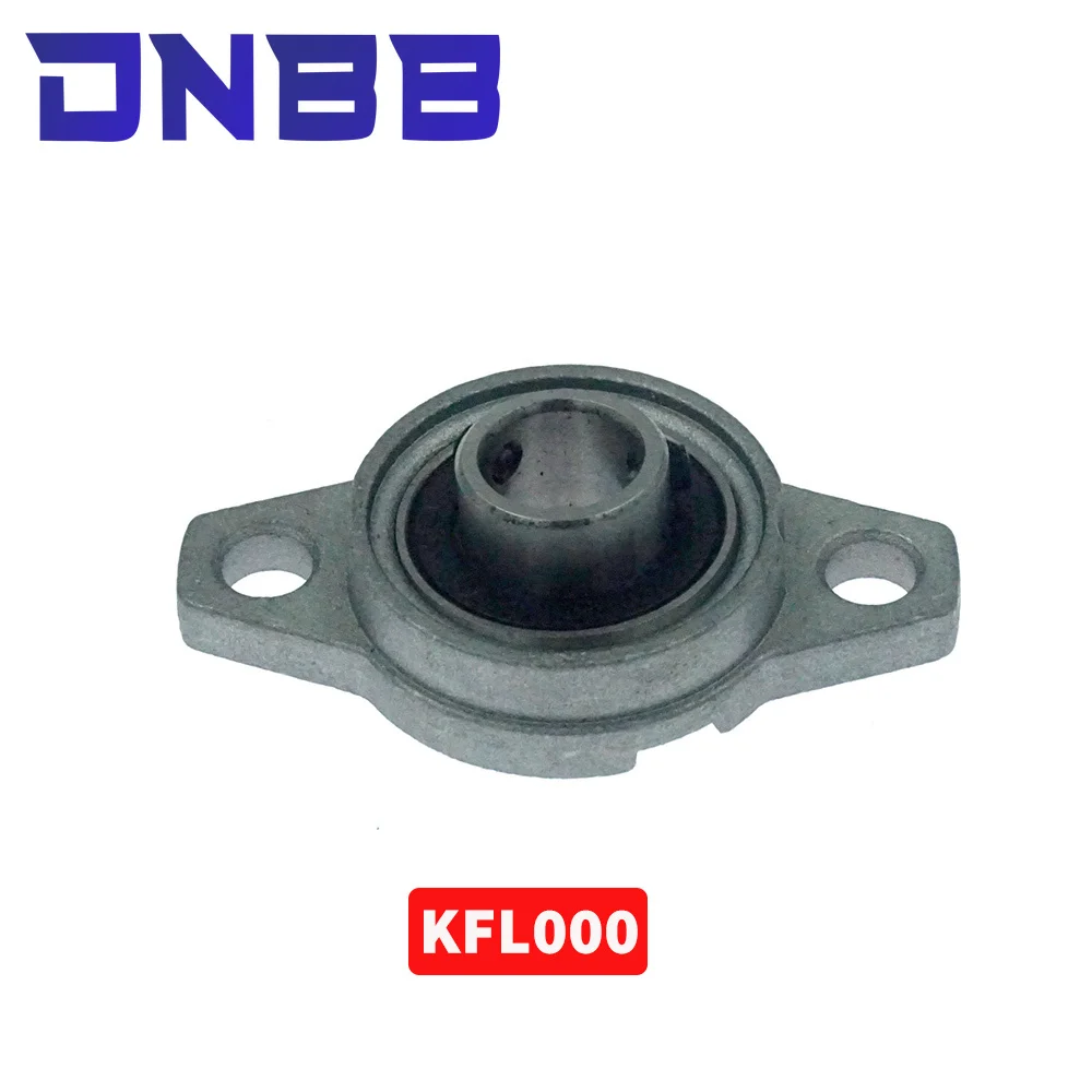 KFL000 1PC Horizontal Vertical Bearing Lead Screw Support Mounted Ball Pillow Zinc Alloy PillowBlock KFL000 10mm 3D parts