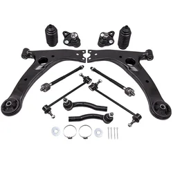Brand New Suspension Inner Outer Tie Rods Control Arm 12x For Toyota Corolla 2003-2008