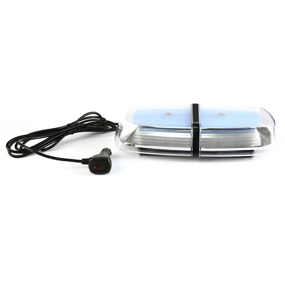 12V 24V Amber Yellow Truck Car Led Strobe Roof Lights Becaon Police Emergency Rescue Magnetic Vehicle Ambulance 72SMD