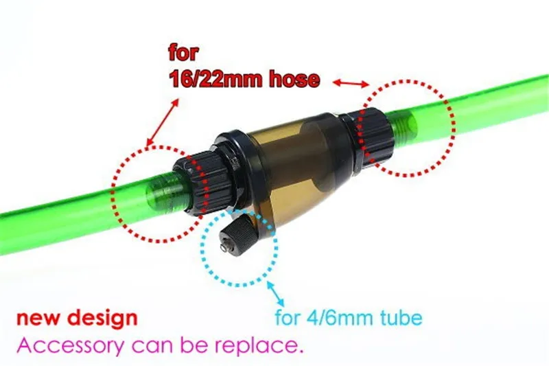 NEW Design Aquarium Co2 Diffuser CO2 ATOMIZER SYSTEM Fish Tank Water PLANTS Diffuser 12/16mm 16/22mm Hose