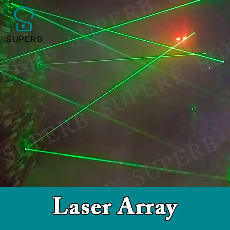 Superb escape room prop laser array laser maze across the laser array without touching lasers to unlock cross the lasers