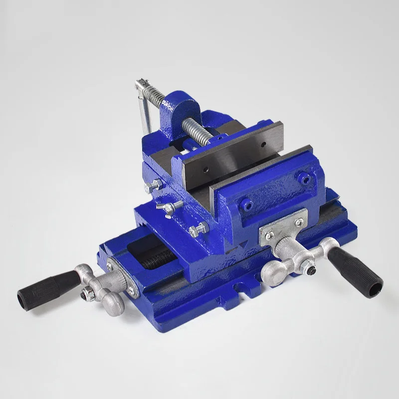 Milling Machine Two-way Movable Bench Drill Flat Pliers Precision Fixture Tool Heavy Cast Iron Flat Vise