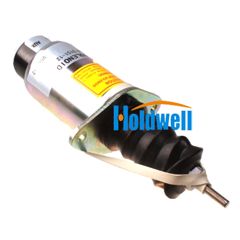 

Holdwell Shutdown Shut Off Solenoid 3906398 for Cummins Engine Genset 6cta 8.3L 12volt