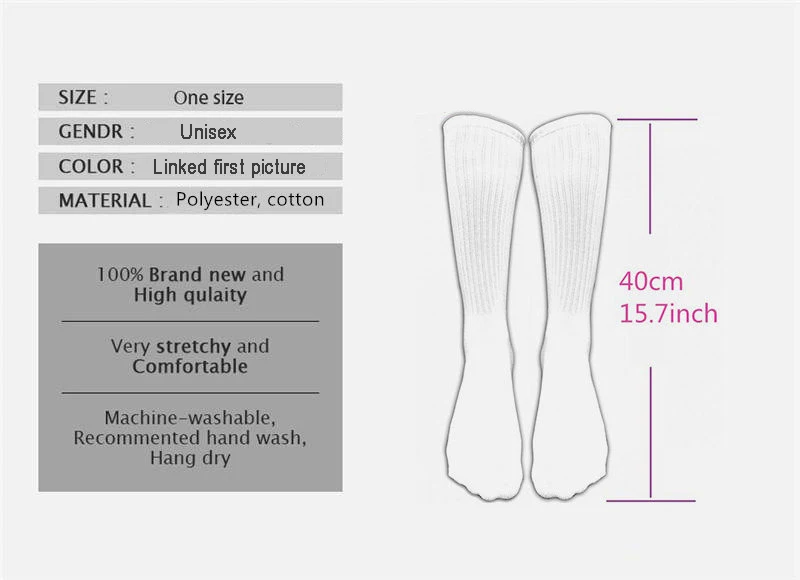 Chaussettes de mariée personnalisées unisexes, 360 °, rouge, chien de montagne, chaussettes de vacances, pour adolescents et adultes, cadeau à impression numérique