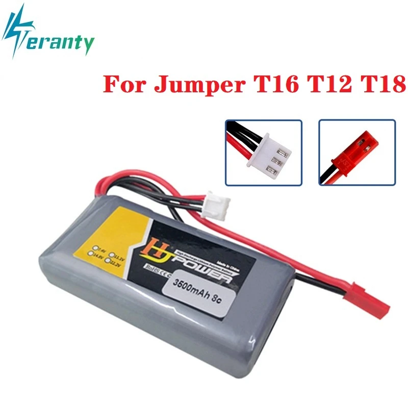 Original Rc Lipo Battery 2S 7.4V 3500MAH Lipo Battery for Jumper T16 T12 Open Source Multi-protocol Radio Transmitter battery